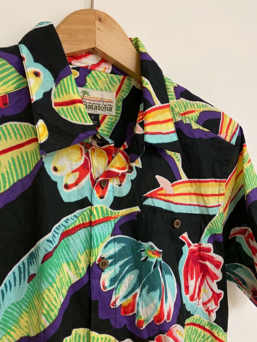 PATAGONIA Pataloha Malihini 88 Bananas Black Green Red PATAGONIA Pataloha Malihini 88 Bananas Black Green Red