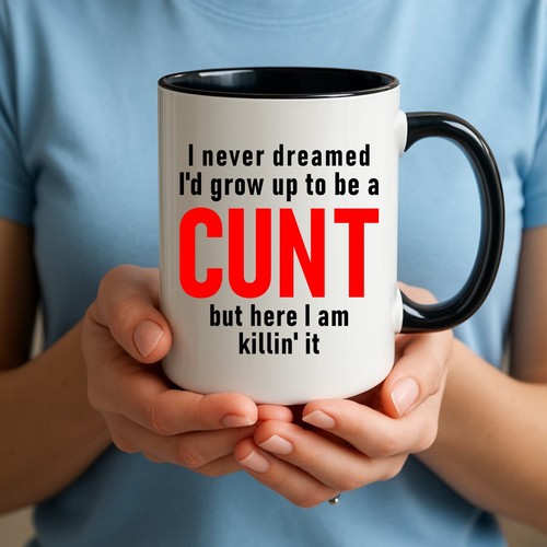 I Never Dreamed Design Print Cup Funny 10oz Ceramic Novelty Gift Coffee Tea Mug - Picture 8 of 11