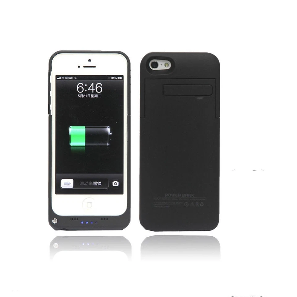 2200mAh iPhone 5/5C/5S Externer Akku Backup Ladebank Power Case Abdeckung - Bild 4 von 4