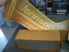 OMC SeaDrive 0912649 Decal Assy SHELFJ4