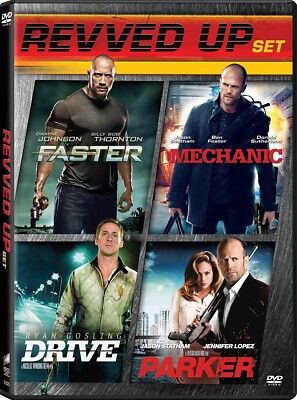 NEW REVVED UP DVD THE MOVIE SET FASTER MECHANIC DRIVE PARKER Jason Statham