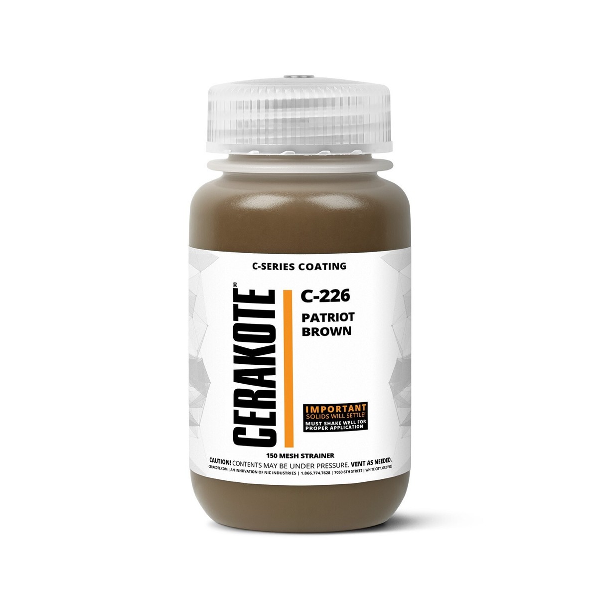 CERAKOTE® Air Cure C-Series Titanio C-105P (16oz) - Rivestimento Ceramico Monocomponente, Asciugatura All'Aria