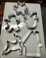 New Christmas Cookie Cutter Set - 5 Piece Holiday Cookies Molds Stainless Steel