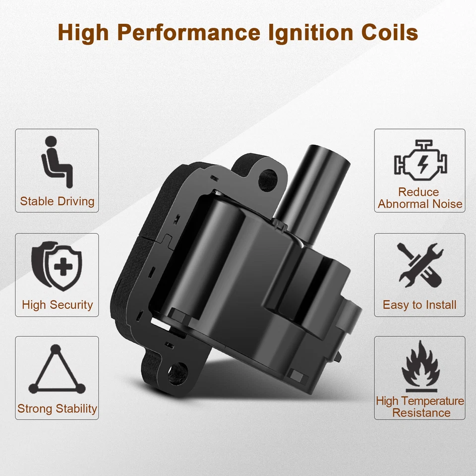 Paquete de 8 bobinas de encendido para Pontiac Firebird Chevy Camaro 1998-2002 V8 5,7 L Foto 4 de 4