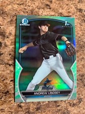 2023 Bowman Draft Chrome Andrew Lindsey Miami Marlins BDC-18