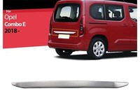 Kofferraumleiste Heckklappenleiste FüR Opel Combo E Ab 2019 Edelstahl Zierleiste