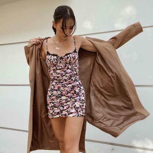 For Love And Lemons Gardenia Mini Dress 