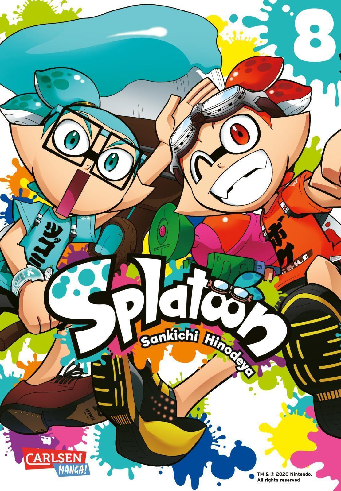 Thumbnail - Splatoon 8 | Das Nintendo-game Als Manga Ideal Für Kinder Und Gamer |