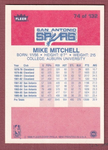 1986 Fleer Basketball (1-132) * You Pick * Conditions Listed - Picture 107 of 195