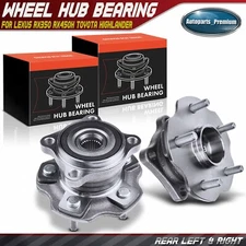 2x Rear Side Wheel Hub Bearing Assembly for Toyota Highlander Lexus RX350 RX450h