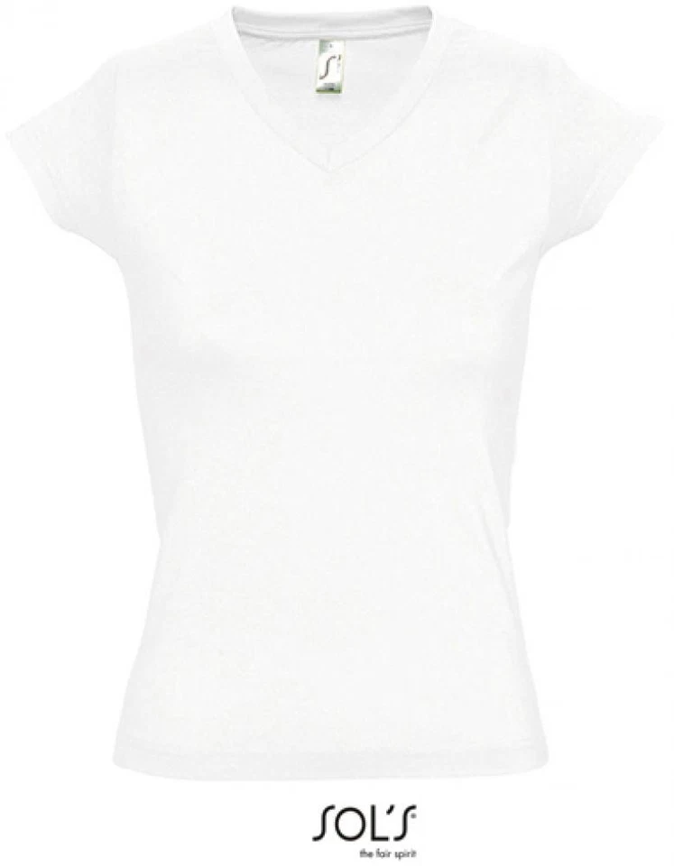 Ladies V-Neck Moon Damen T-Shirt | SOLs | 11388 - Bild 1 von 1