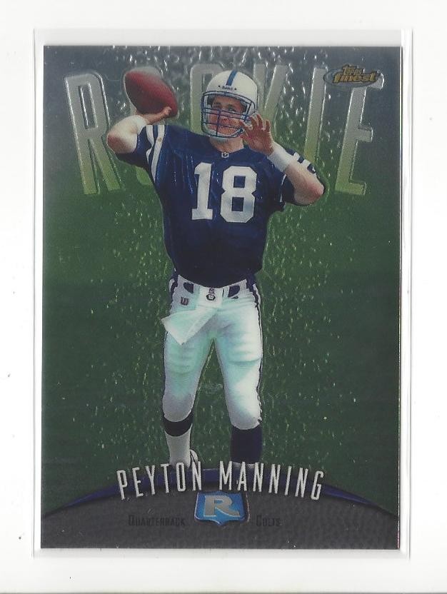 1998 Finest #121 Peyton Manning RC Rookie Colts Broncos