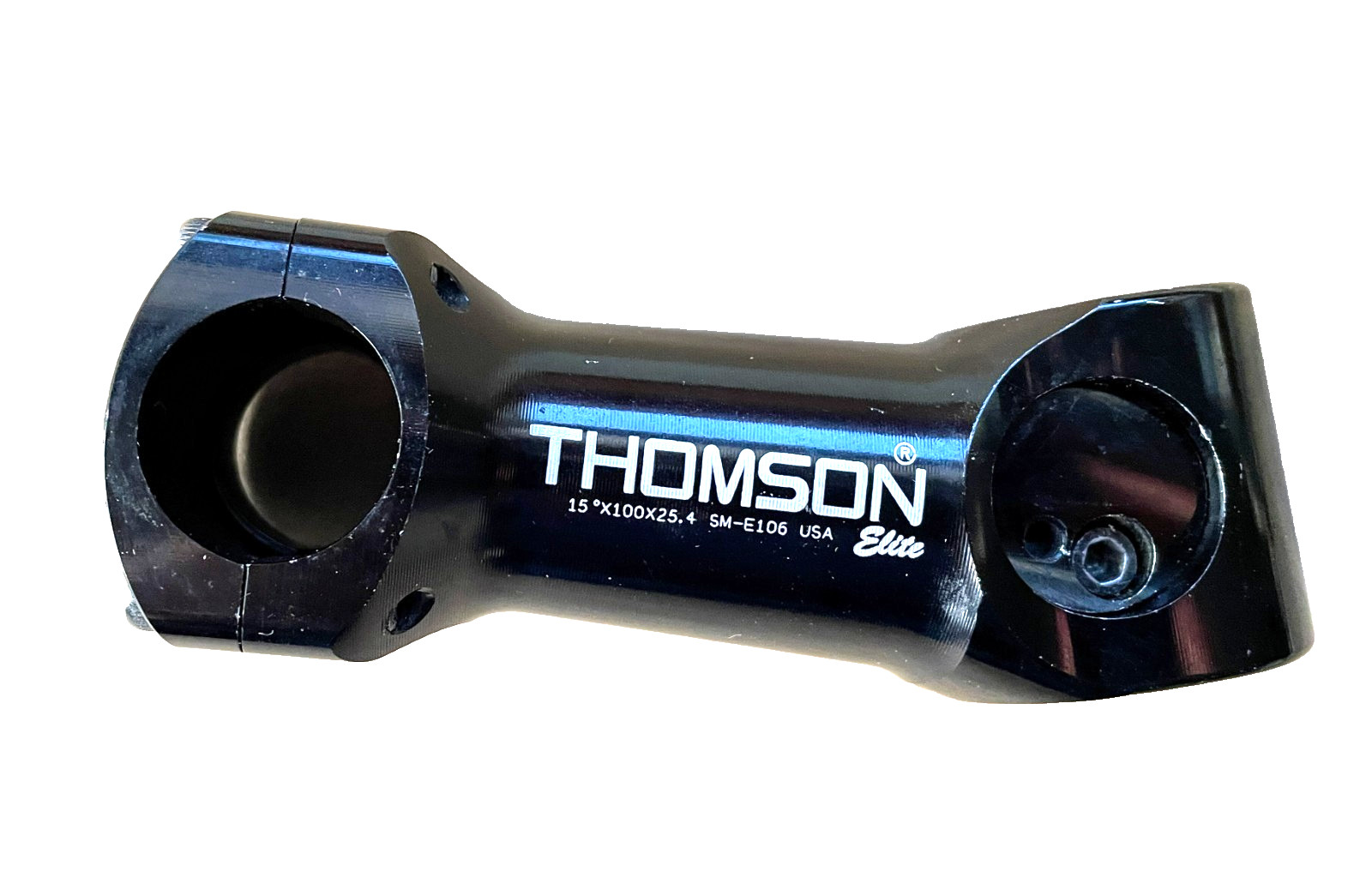 Thomson Elite SM-E106 100mm 15 deg Threadless Stem 25.4 clamp Black