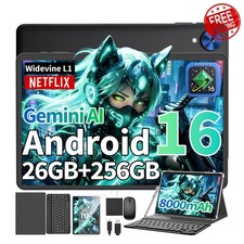 VisuPad Android 16 tablet 10 inch Silver