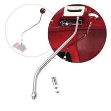 Chrome 23" Double Bend Shift Arm Fits TKO Magnum Tremec 5 6 Speed Hot Rod Truck 