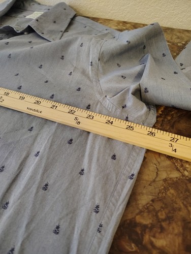 Brooks Brothers Milano Herren Hemd mit Ananas-Stickerei Knopfleiste Größe XL blau - Bild 14 von 15