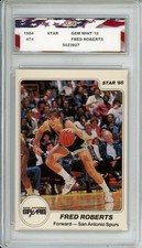1984 Star #74 Fred Roberts AGC 10 Gem Mint San Antonio Spurs