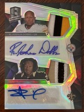 2017 Spectra RC Dual Patch Auto Alvin Kamara/R. Joshua Dobbs 5/25 (Jersey # 5)