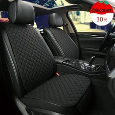 Flax Car Seat Cushion Cover Universal Fit Front Rear All Seasons