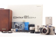 3 Lens [Unused /TLA140] 20th Kit Contax G1 35mm Film Camera 28mm 45mm 90mm Japan