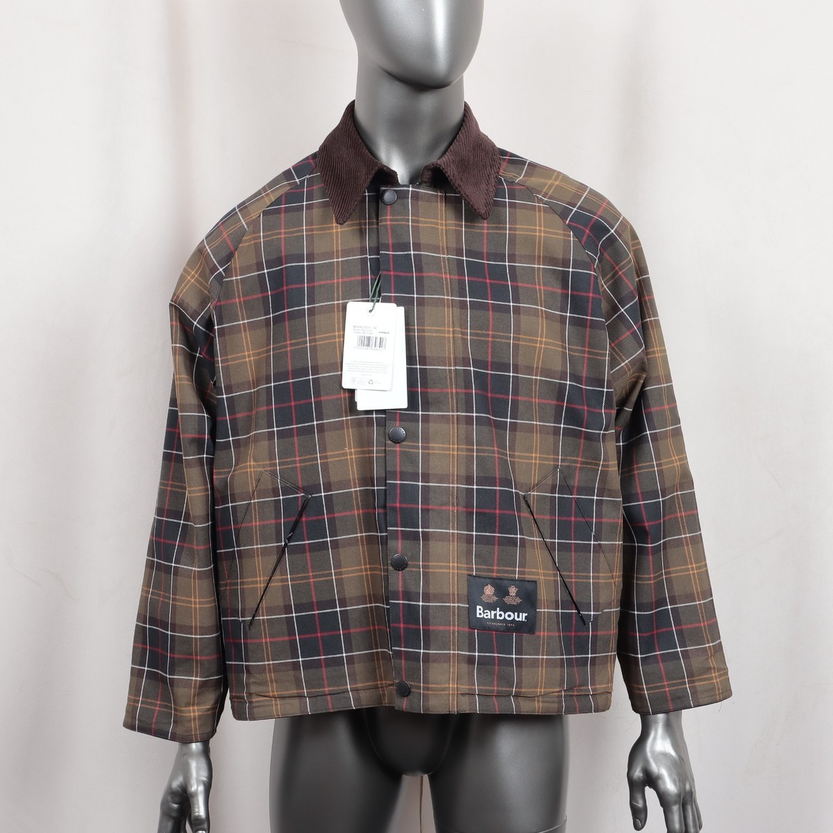 BARBOUR TRANSPORT UNISEX REVERSIBLE BLOUSON BLACK | eBay Australia