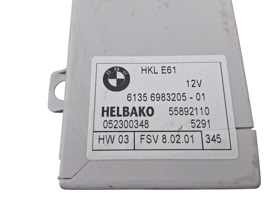BMW 745i 750i 760i 2002-2008 módulo de control tapa maletero 6135 6983205-01 Foto 2 de 4