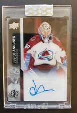 2021-22 Clear Cut Justus Annunen RC Auto #CC-US Colorado Avalanche