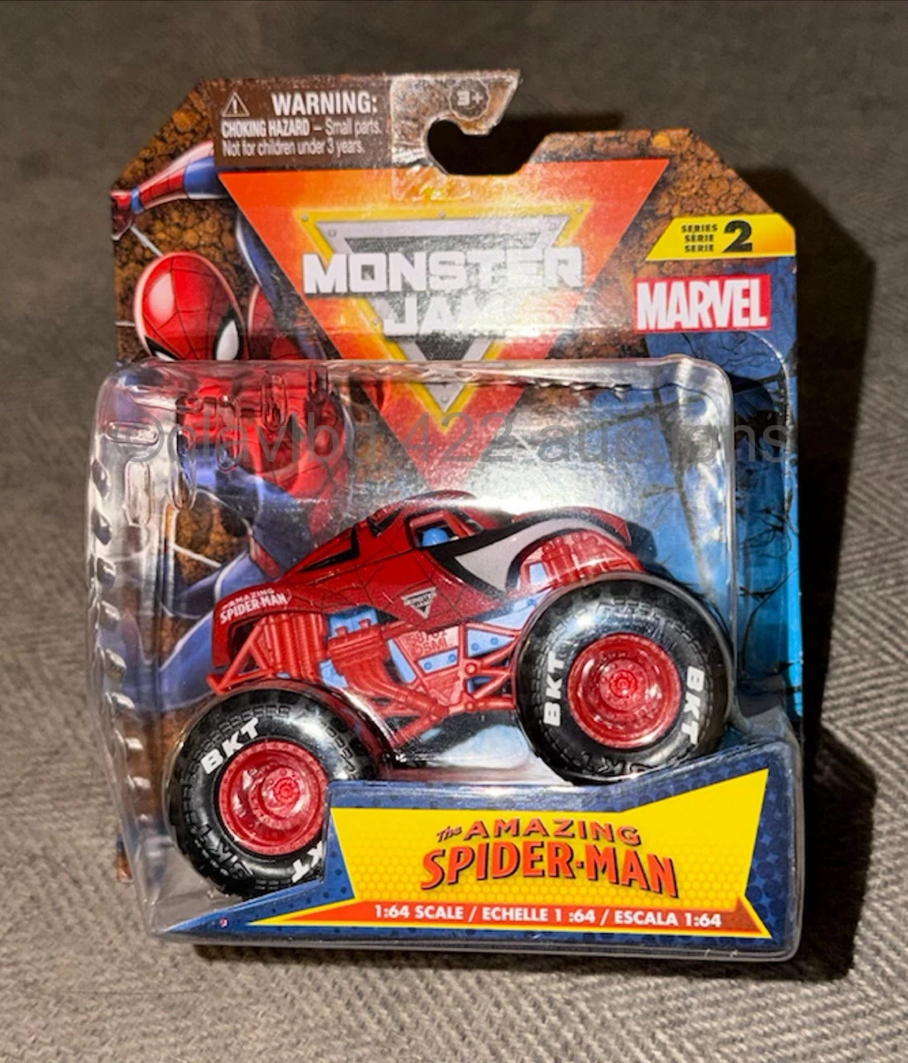 Hot Wheels Monster Jam Spider-Man Diecast & Toy Vehicles for sale
