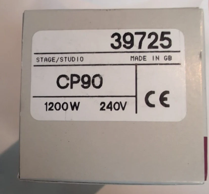 GE 88453 CP90 CP 90 1200W 240V GX9,5 GE39724 GE39725 Lamp Bulb Halogenlampe - Bild 1 von 1