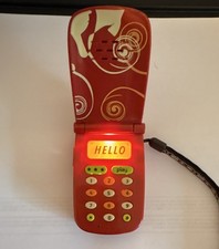B. toys Red Pretend Play Flip Phone Toy Phone...