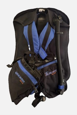 Oceanic Bioflex Tour A.P.S Scuba Diving Back Inflate Medium Large M L Vest