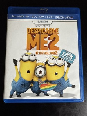 Despicable Me 2 3D (Blu-ray 3D DISC ONLY no BD/DVD) Bilingual Like New