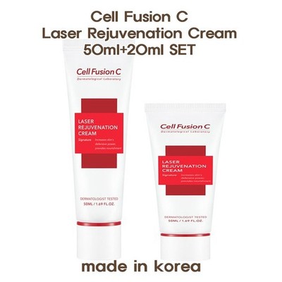 Cell Fusion C Laser Rejuvenation Cream 50ml+20ml Daily repair skin Made in Korea