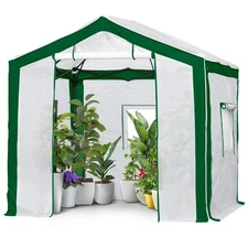 EAGLE PEAK 8x8 Instant Pop-up Greenhouse Outdoor Green House