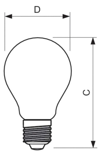 Philips CorePro LEDBulbND 7-60W E27 WW A60 CL G, 806lm, 2700K (38003500) - Bild 2 von 2