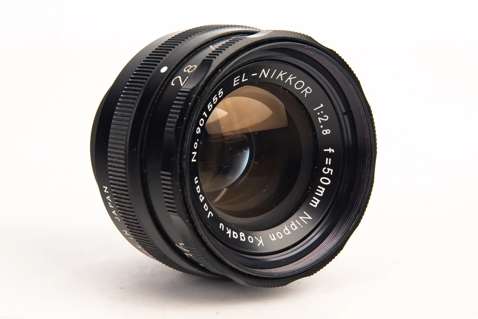 Lente ampliadora de fotos Nikon Nippon Kogaku EL-Nikkor 50 mm f/2,8 cuarto oscuro V25 Foto 2 de 4