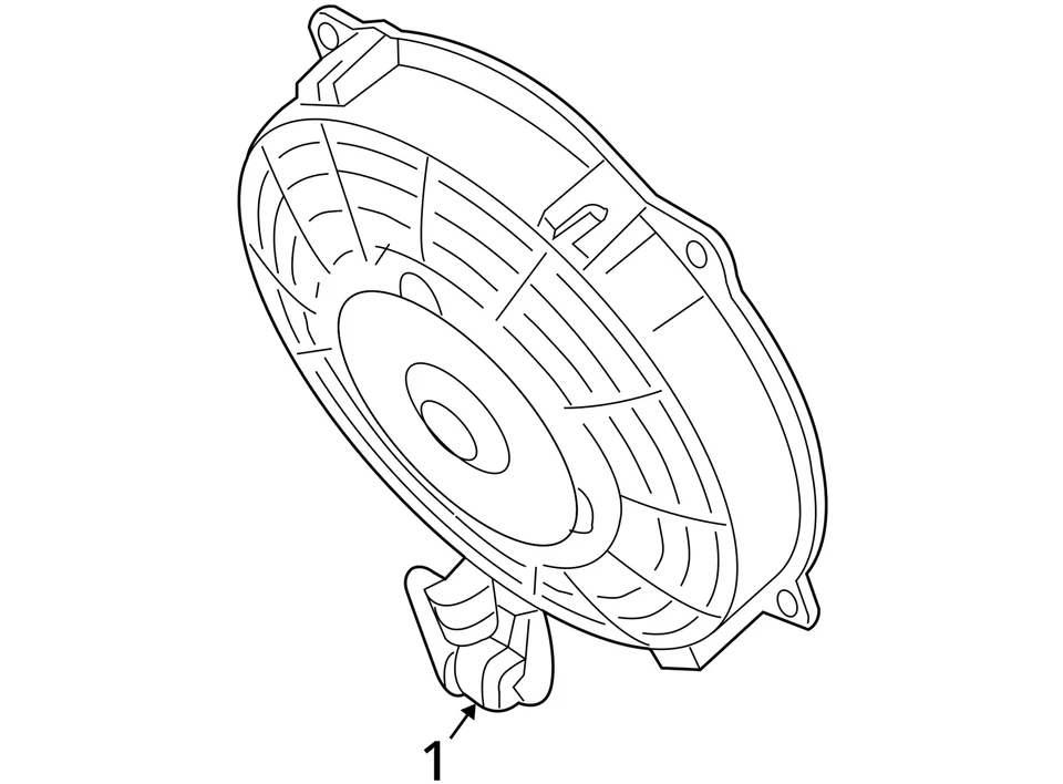 Radiator Fan Motor Fan Assembly Driver Left Front Fits 04-05 AUDI S4 5216046 Foto 4 de 4