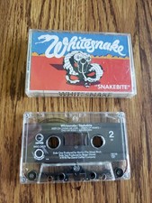 Whitesnake - Snakebite Cassette Tape 1978 Geffen Records Rock Plays Great G/VG