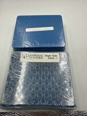 C4010-1 - NATIONAL SCIENTIFIC GLASS 2mL TARGET VIALS SCREW TOP - LOTS ...