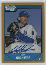 2007 Bowman Chrome Prospects Gold Refractor 19/50 Luke Hochevar #BC230 Auto tx8