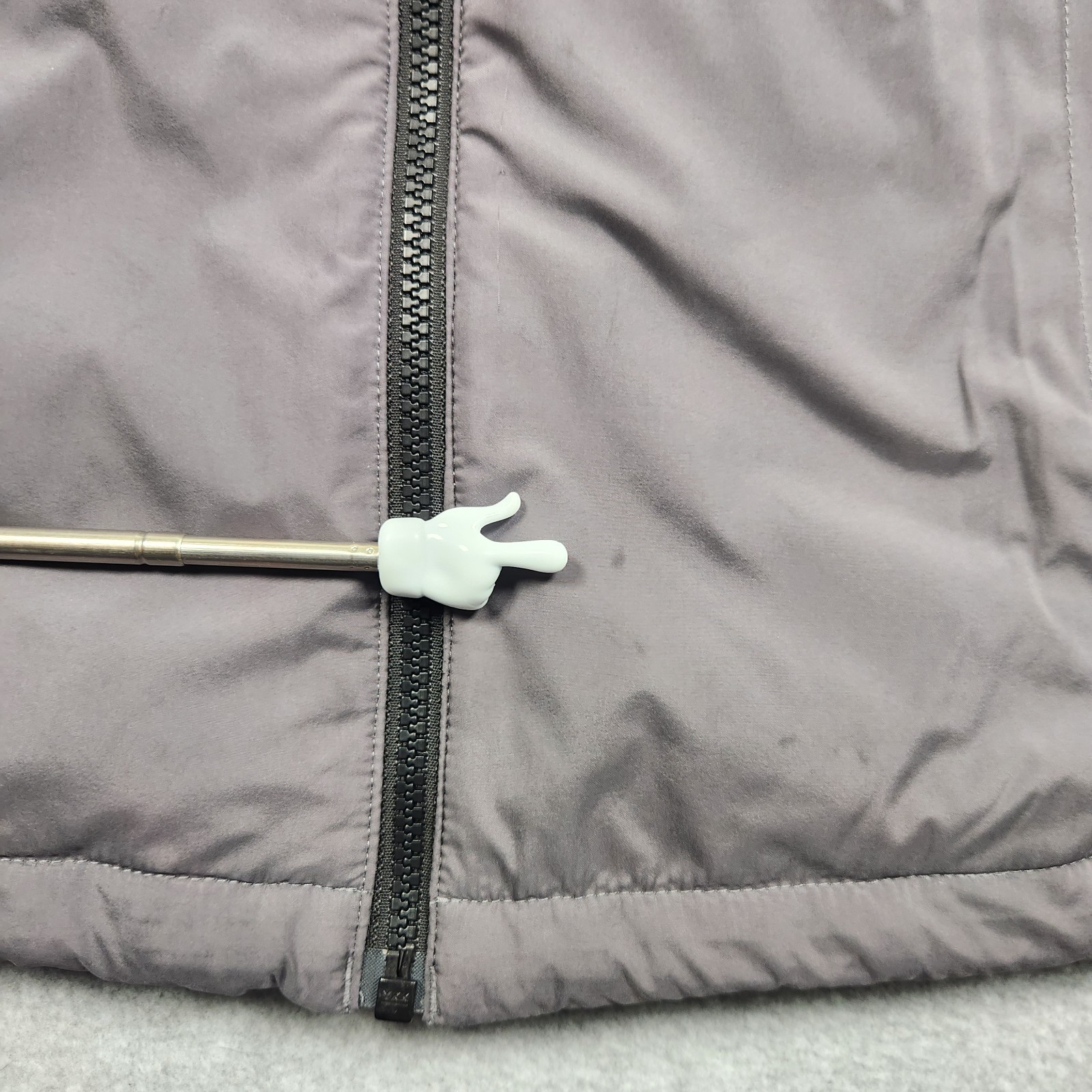 Simms Mid Current Puffer Jacket Womens Small Gray… - image 8