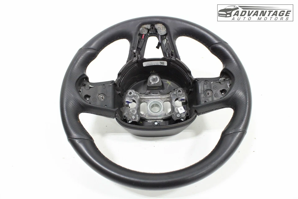 Dodge Charger 2015-2023 anillo volante conductor delantero izquierdo cuero negro OEM Foto 4 de 4