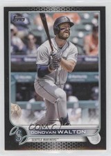 2022 Topps Update Black 6/71 Donnie Walton Donovan Walton #US242 0ed