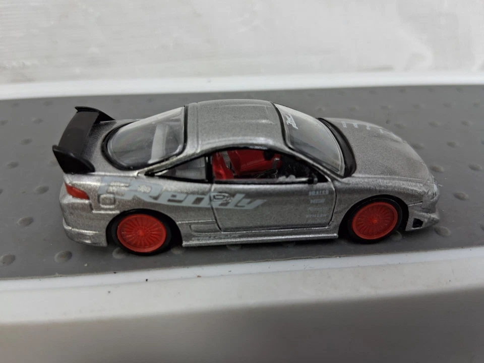 Racing Champions 1995 Mitsubishi Eclipse Silver Die Cast - Image 3 of 4