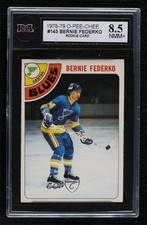 1978-79 O-Pee-Chee Bernie Federko #143 KSA 8.5 Mint HOF 0sc3