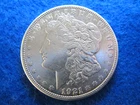 1921 S Morgan Silver Dollar - Lustrous High Grade - Lightly Cleaned?