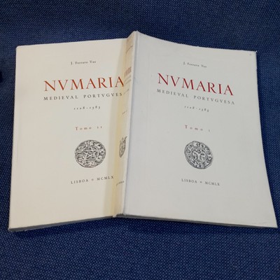 NVMARIA Medieval Portvgvesa 1128-1383 in 2Vol. J. Ferraro Vaz In Portuguese 1960