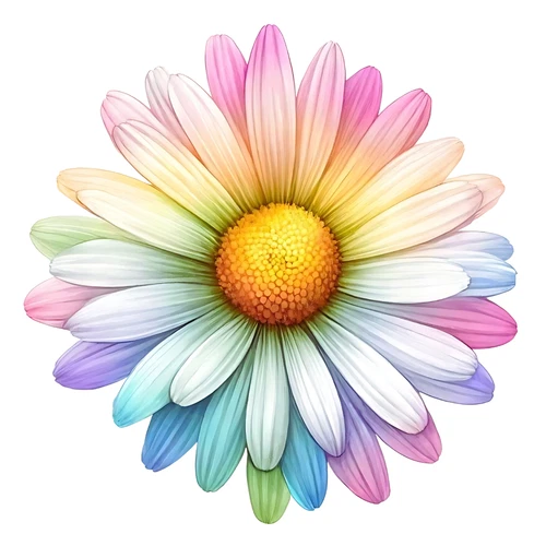 Daisy Flower Floral Self Adhesive Vinyl Sticker