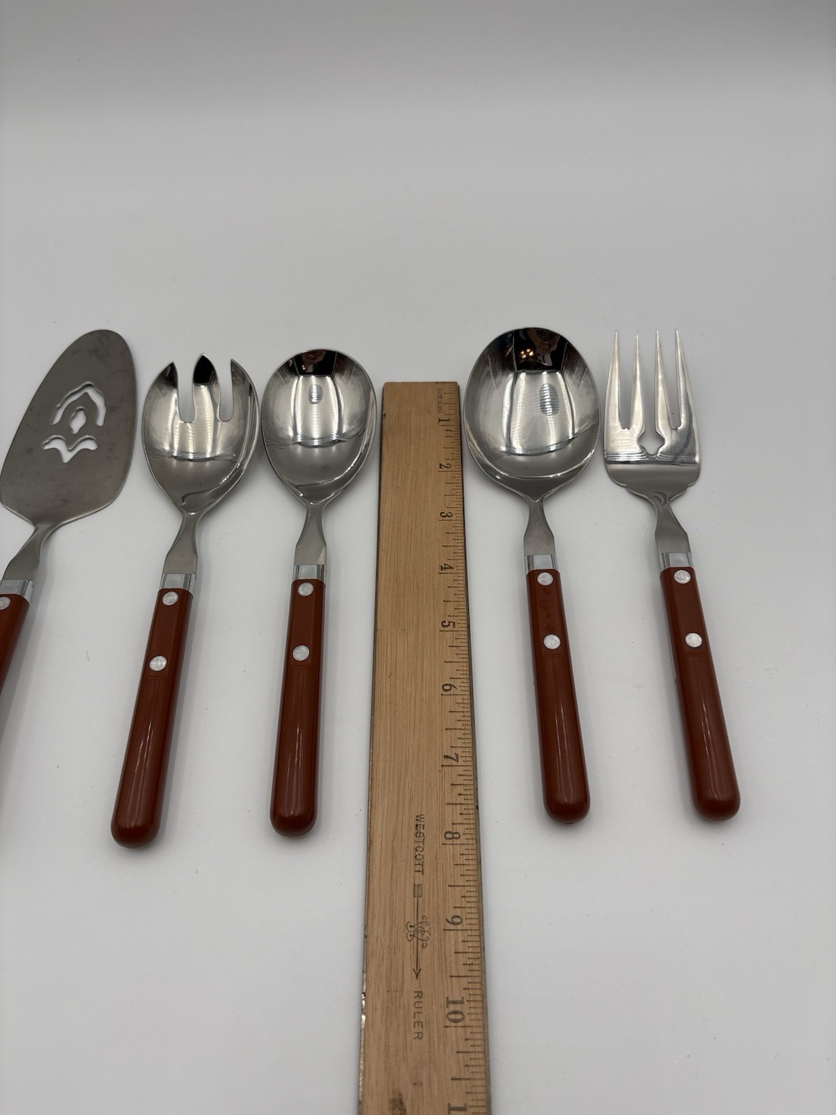 Hearthside Contemporary Stainless Korea Flatware Hostess Serving Set