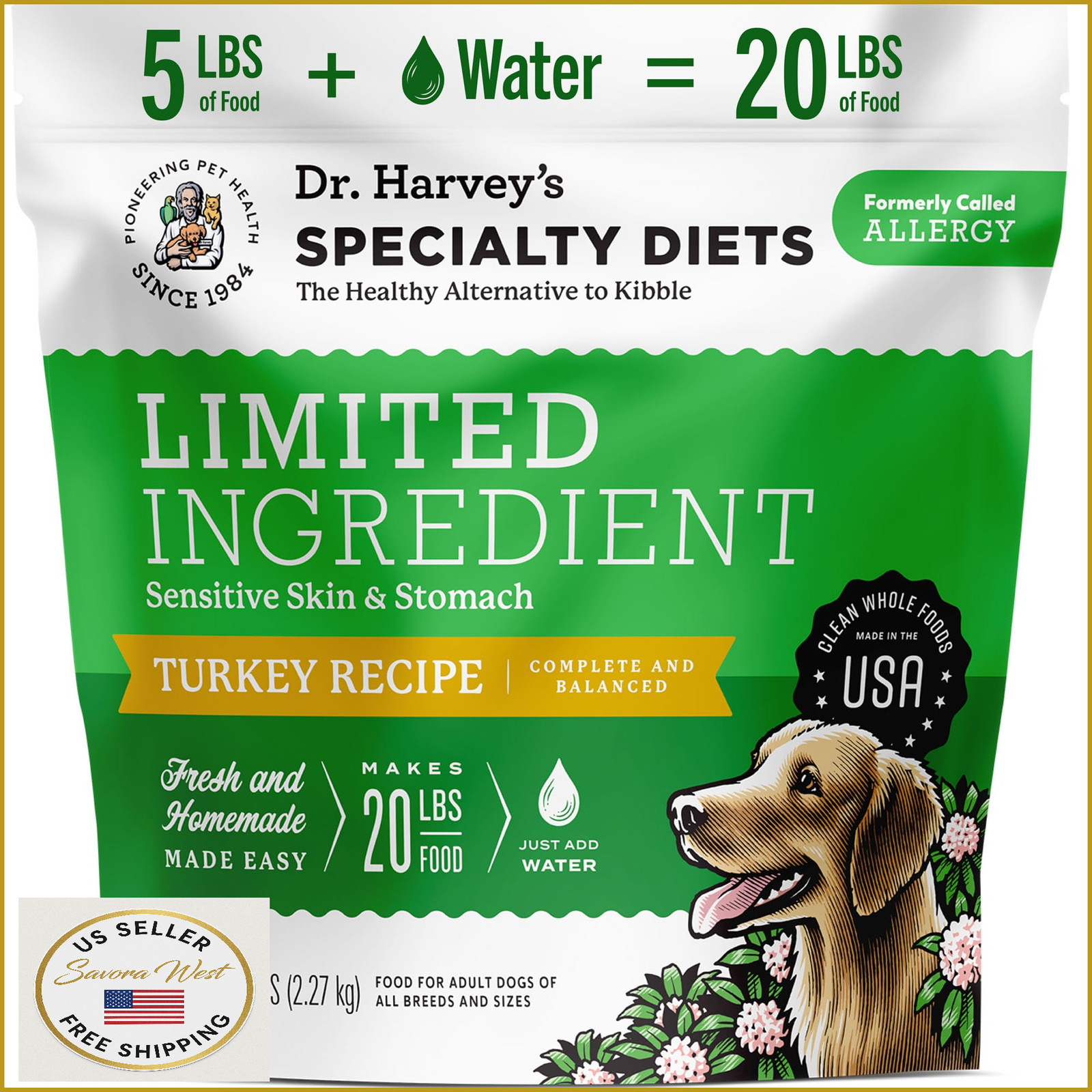 Turkey 5lb - Sensitive Stomachs